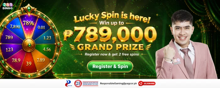 Lucky Spin and Win up to P789,000 grand prize