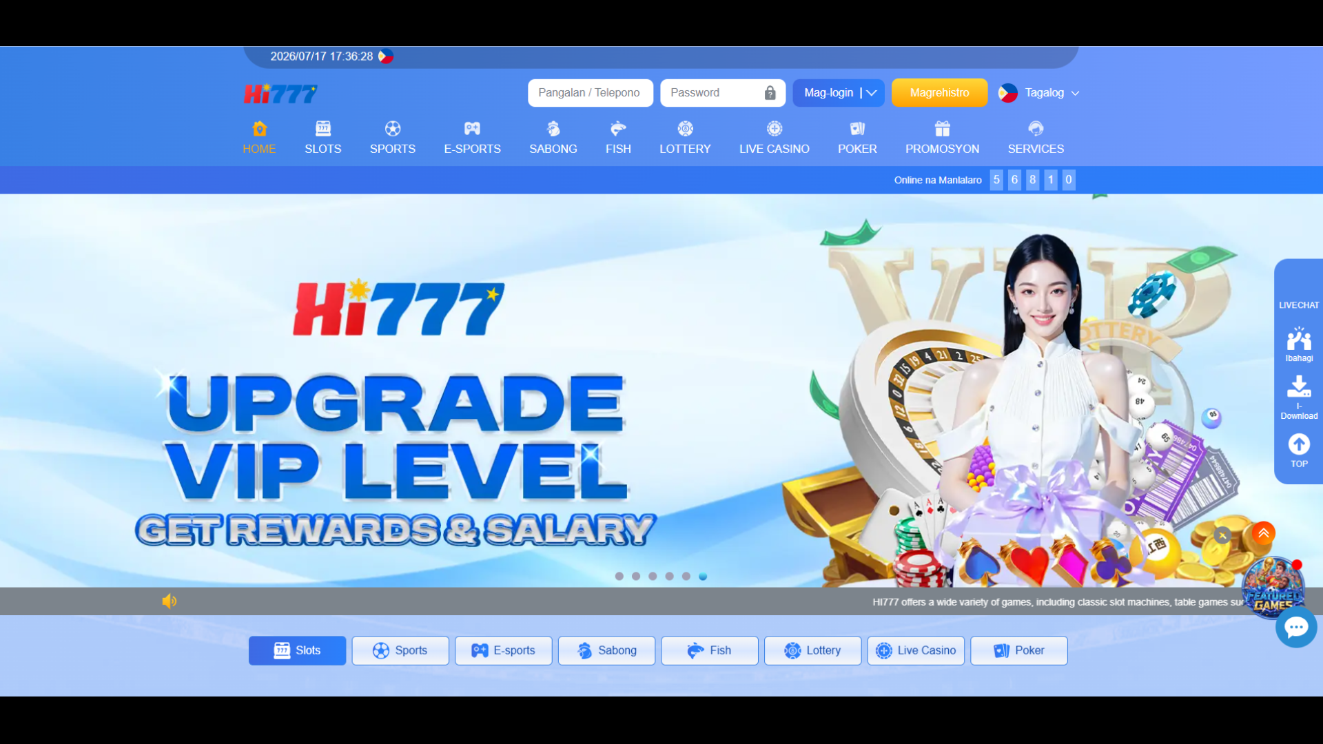 Hi777 AGENT 4 COMMISSIONS screenshot 1