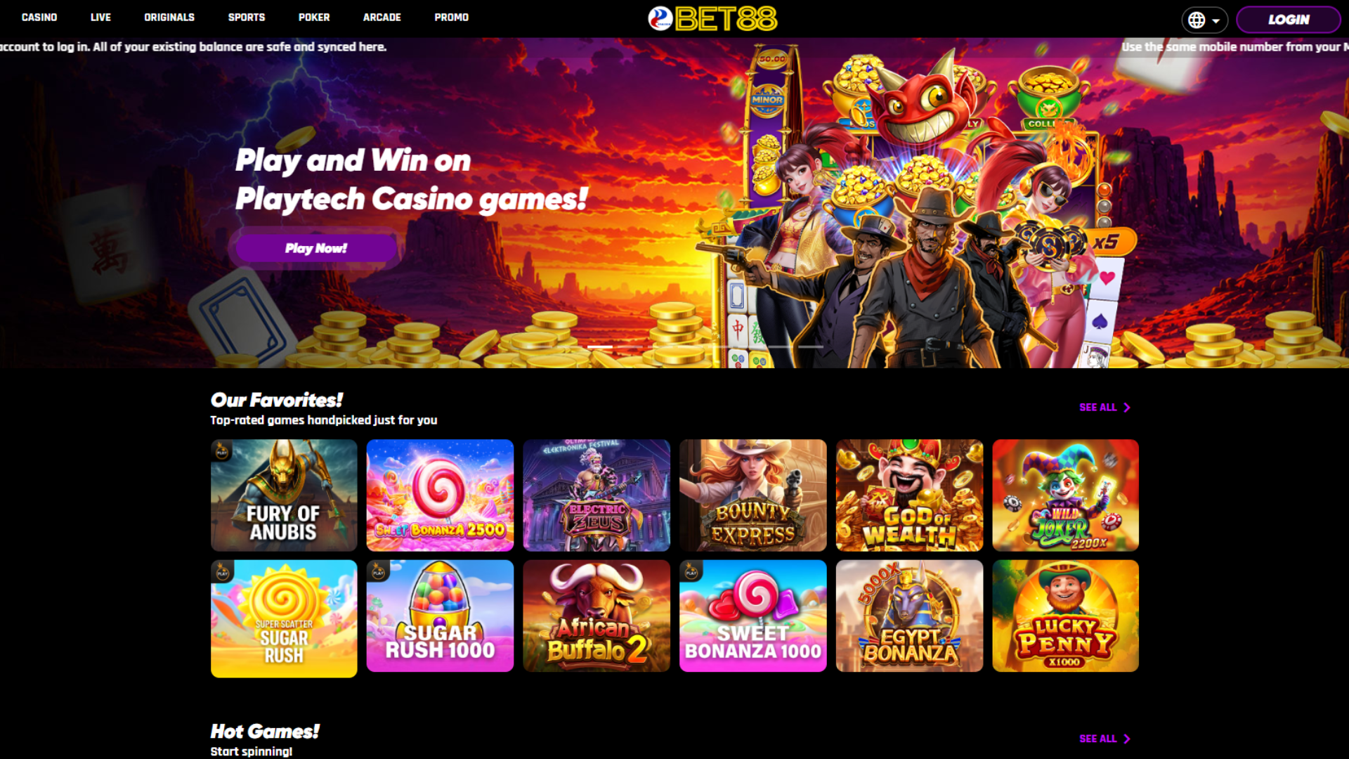 BET88 Stream - Online Casino Philippines - PAGCOR Licensed screenshot 1