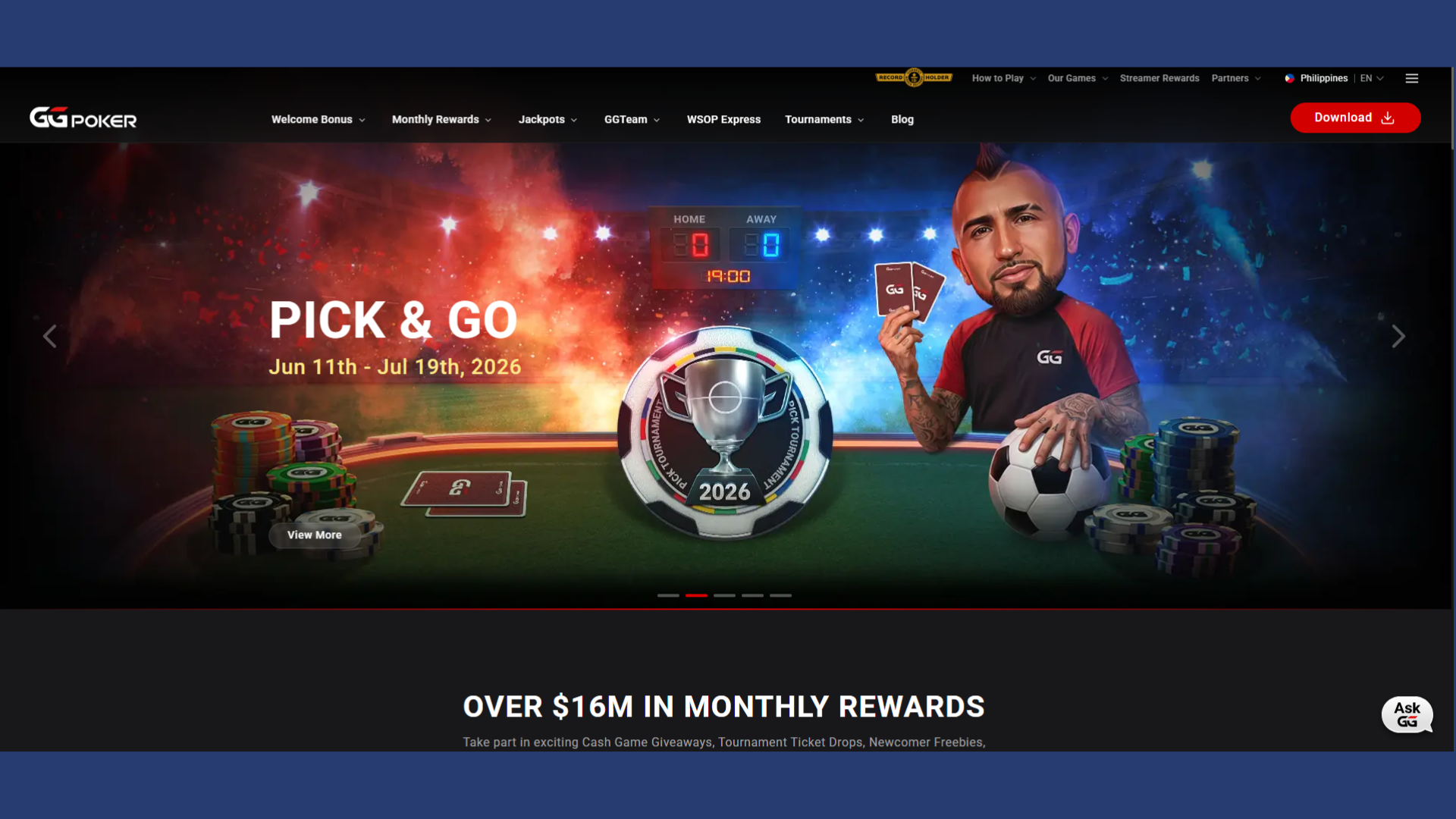 Play Online Poker at The World's Biggest Poker Room | GGPoker screenshot 1