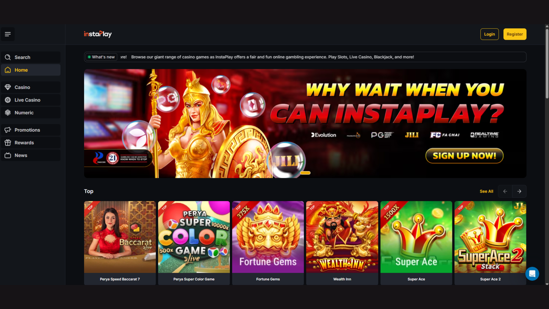 Inplay Instaplay: Play, win, and unleash the thrill. screenshot 1