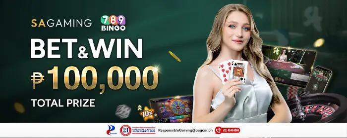 SA GAMING BET&WIN P100,000