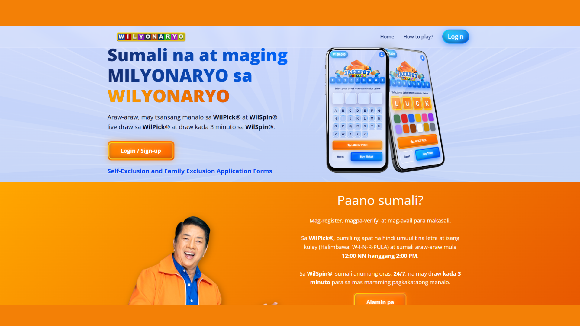 Wilyonaryo Casino Game Online, WilPick & PAGCOR License screenshot 1