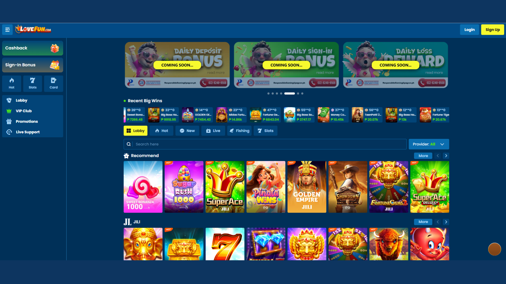 LoveFUN | Online Casino in the Philippines screenshot 1