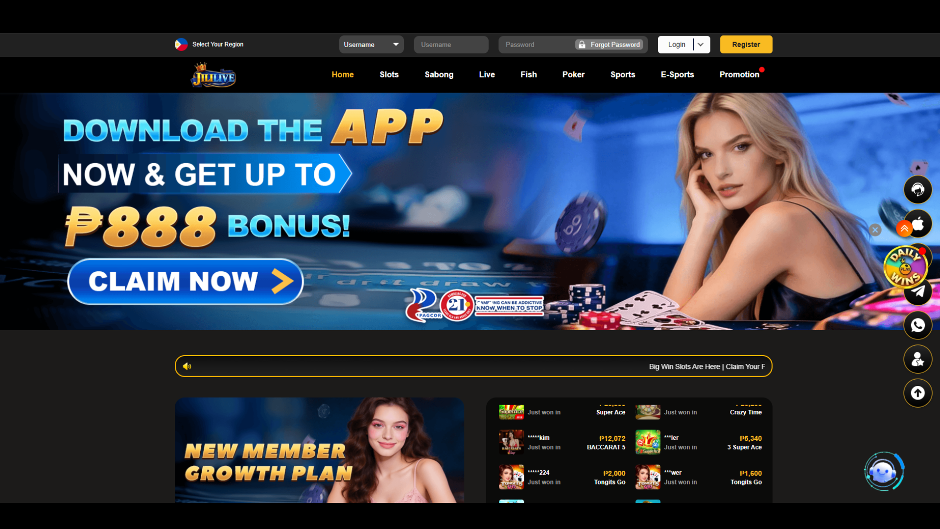 JILILIVE Casino I JILILIVEAPP - Claim your Bonuses, Your path to big reward screenshot 1