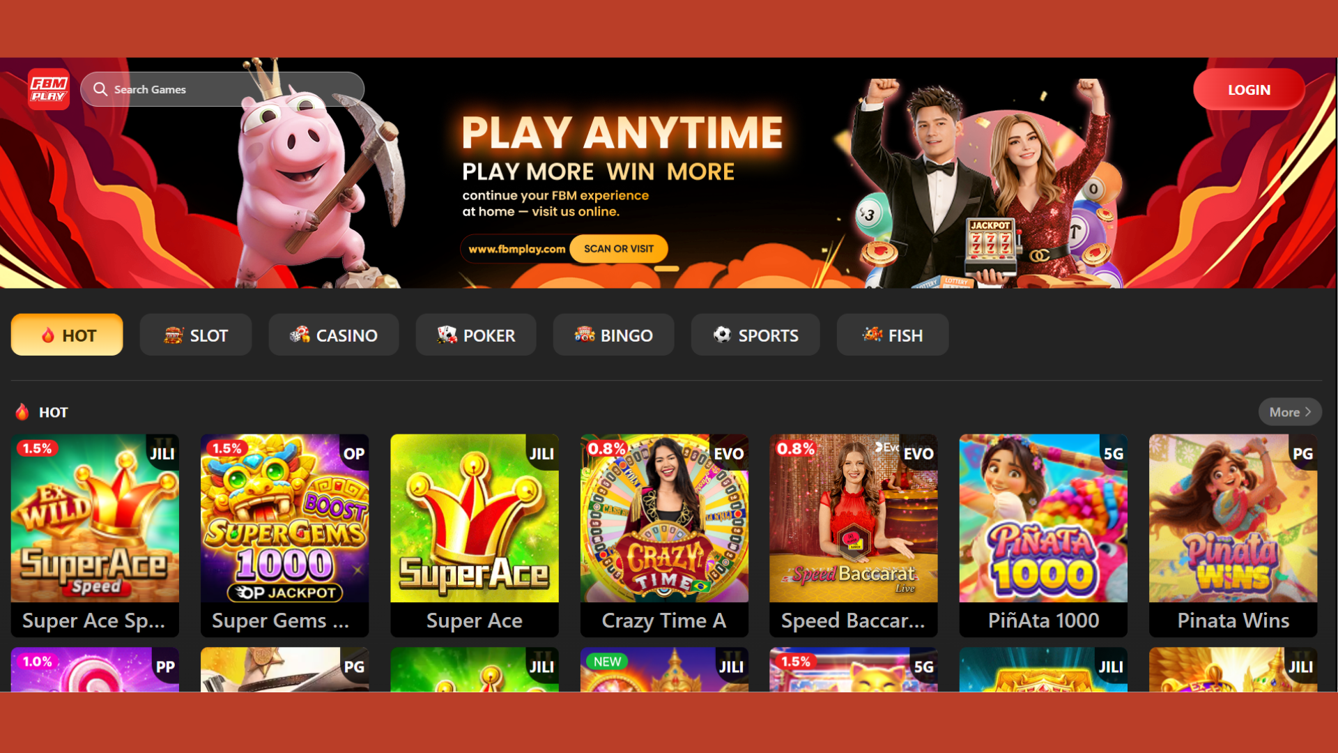 FBMPLAY – Play More, Win More | Best Online Casino of PH screenshot 1