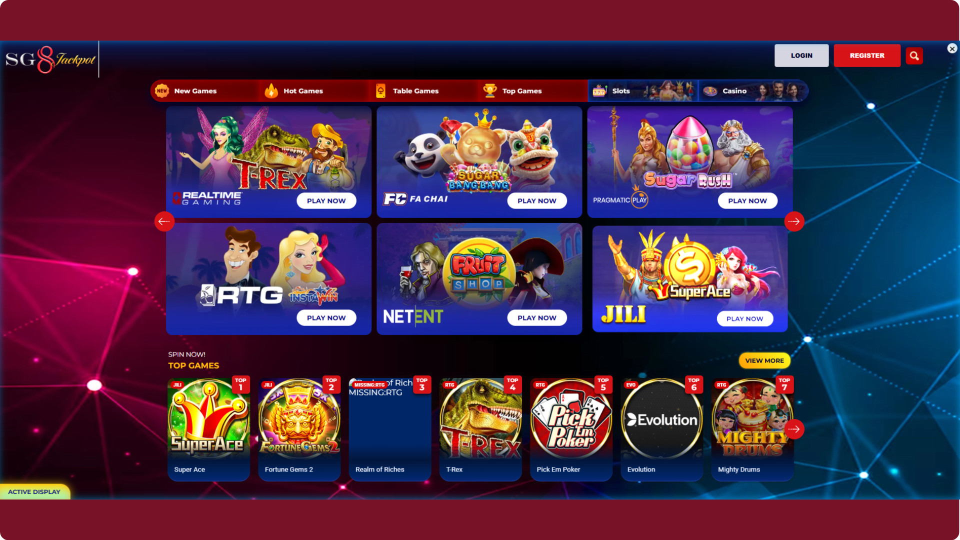 SG8 Zone: Top Gaming Platform in the Philippines screenshot 1
