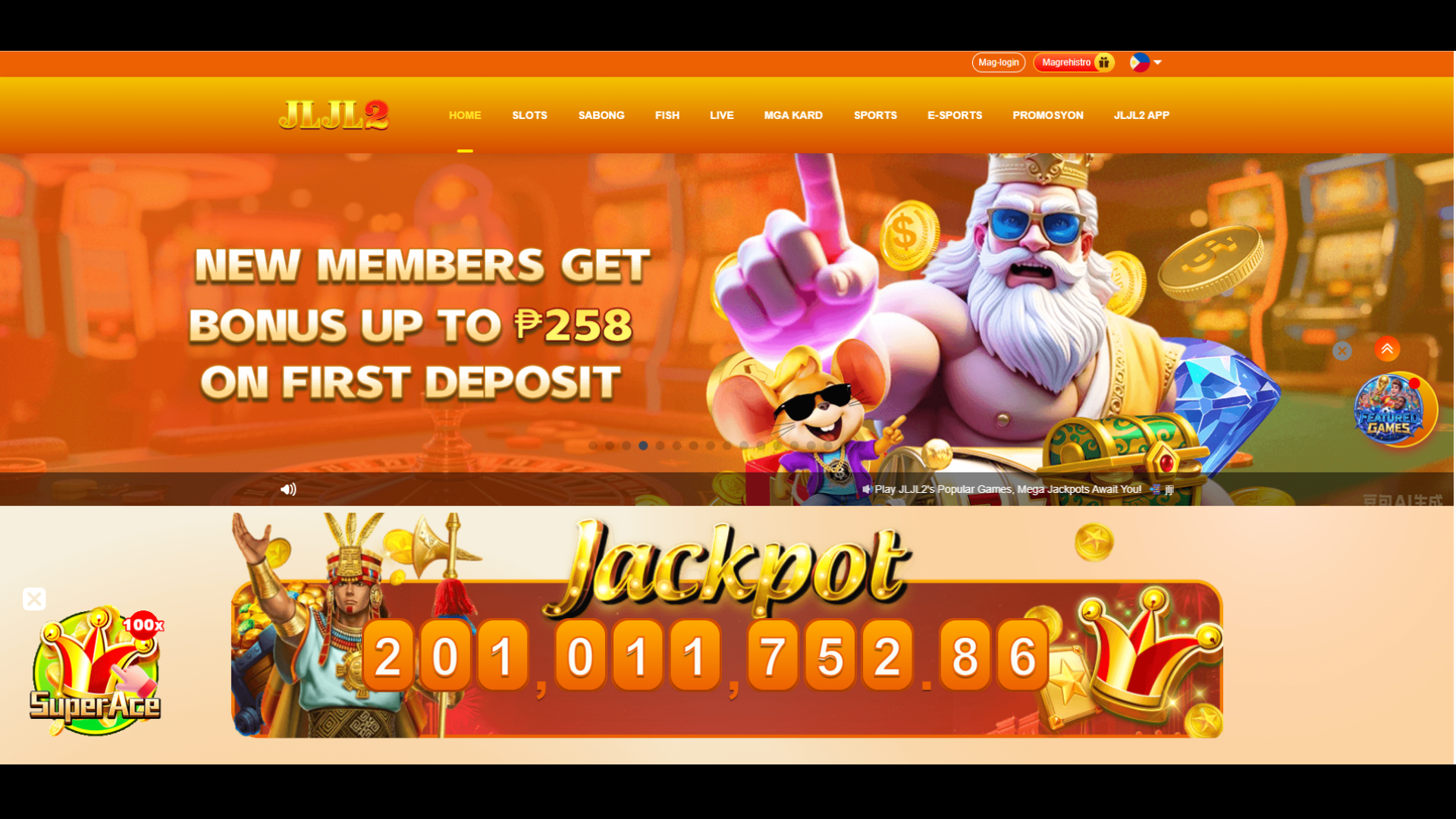 Enjoy casino gaming online with a diverse collections screenshot 1