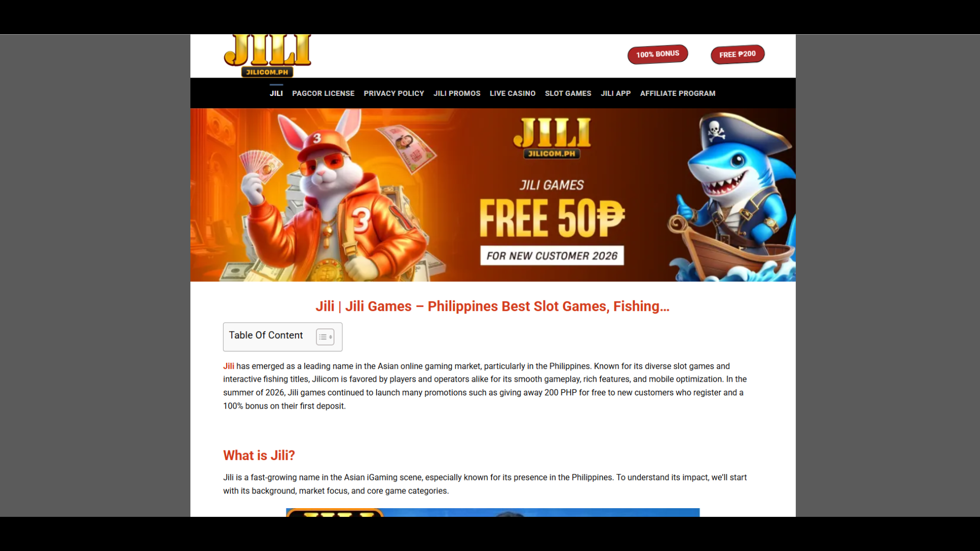 Jili Games - Philippines Best Slot Games, Fishing screenshot 1