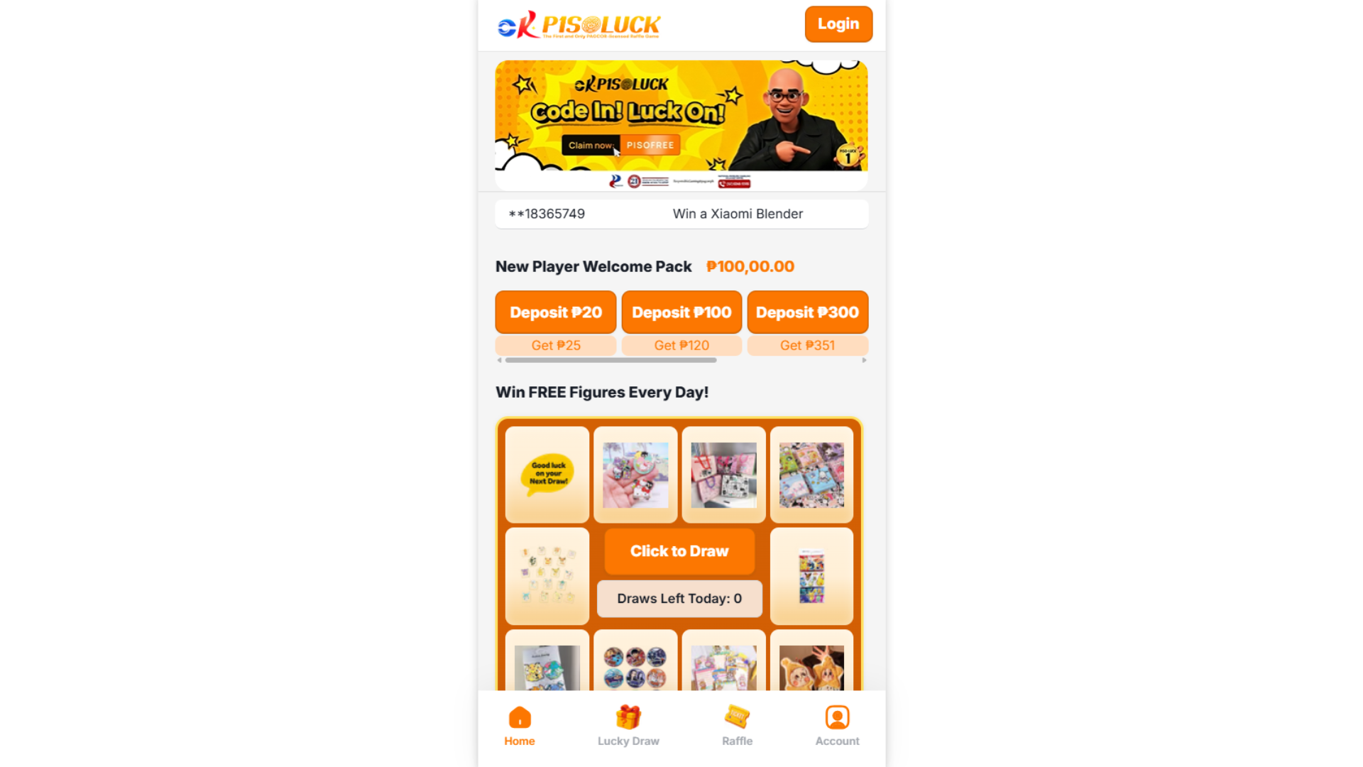 OKPisoLuck PH | The first PAGCOR-Licensed Raffle Game screenshot 1