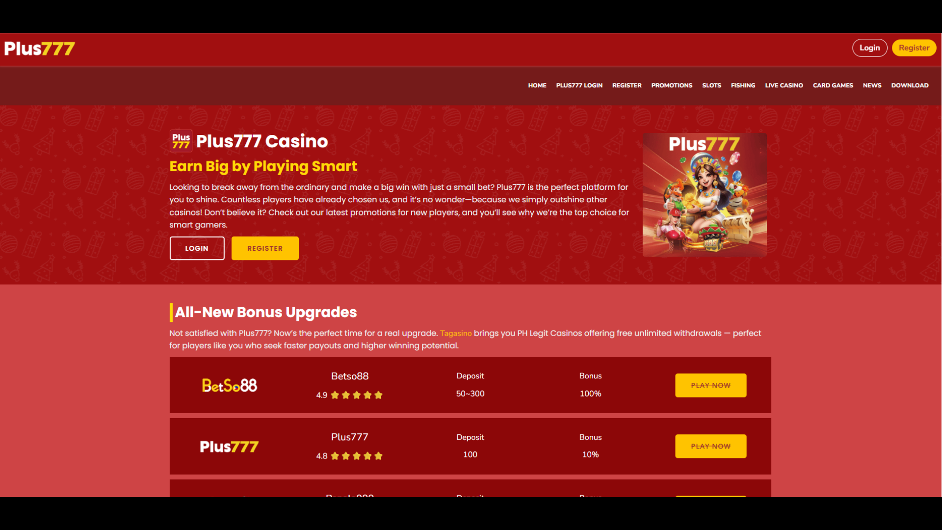Plus777 PH Review | PAGCOR License Status & Hot Games screenshot 1