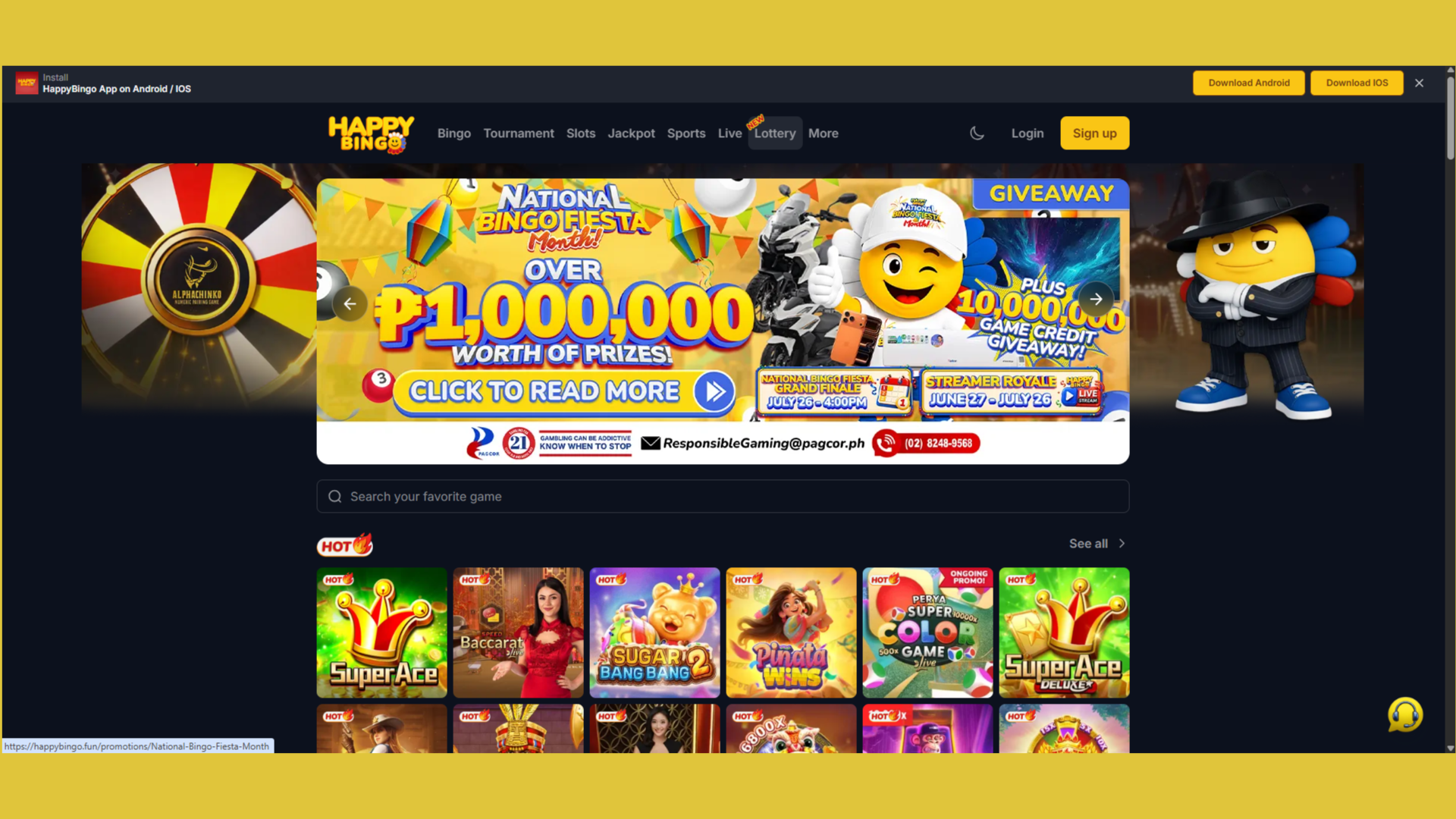 Happy Bingo: Play Bingo SuperAce & Get 230% Bonus | PAGCOR Certified screenshot 1