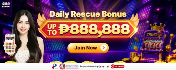 Daily Rescue Bonus - Up to ₱888,888