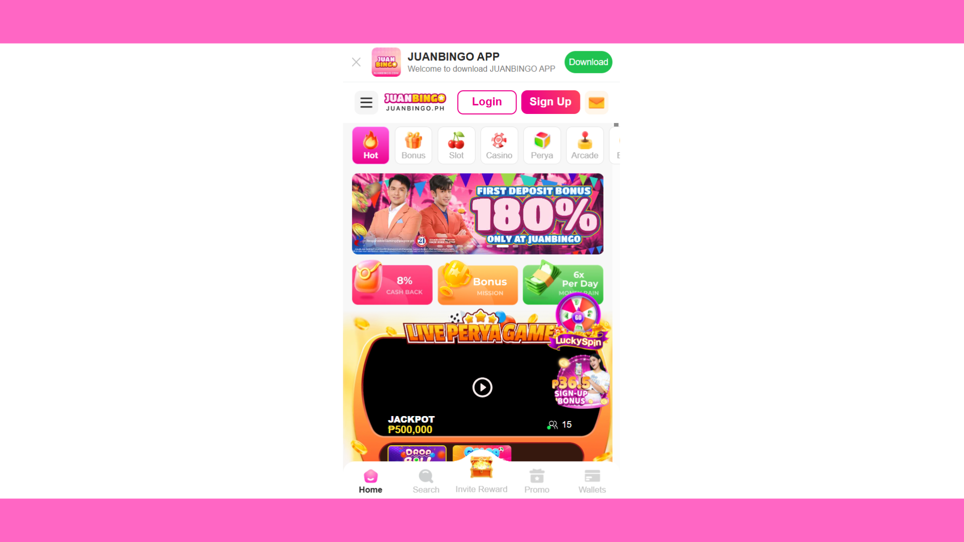 JuanBingo APP screenshot 1