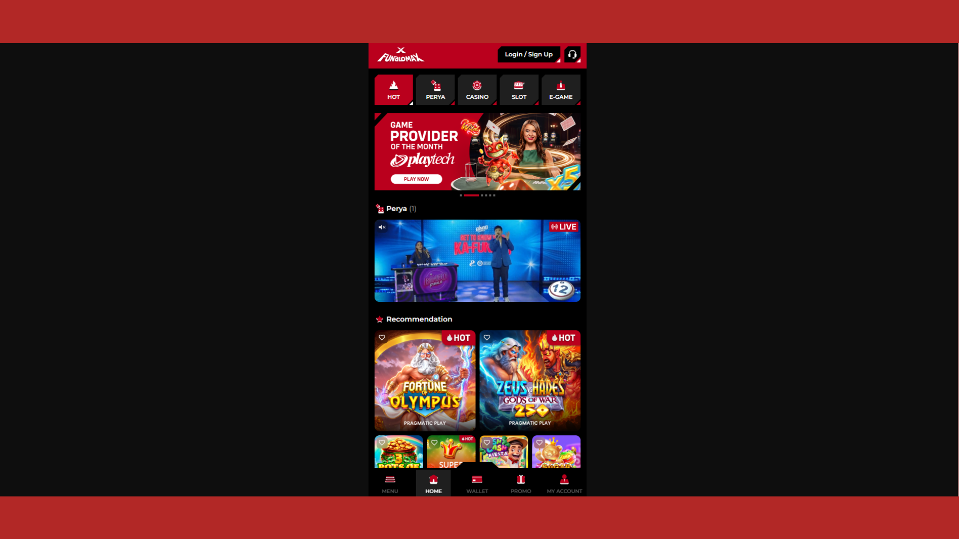 FUNaloMAX: Legit Online Casino PH | Product of Solaire screenshot 1