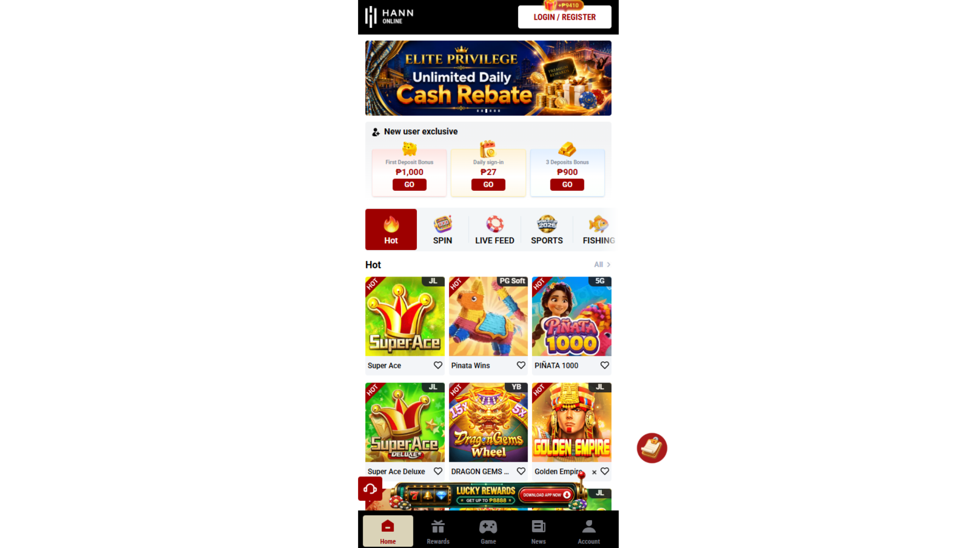 HANN Online: Online Casino Philippines screenshot 1