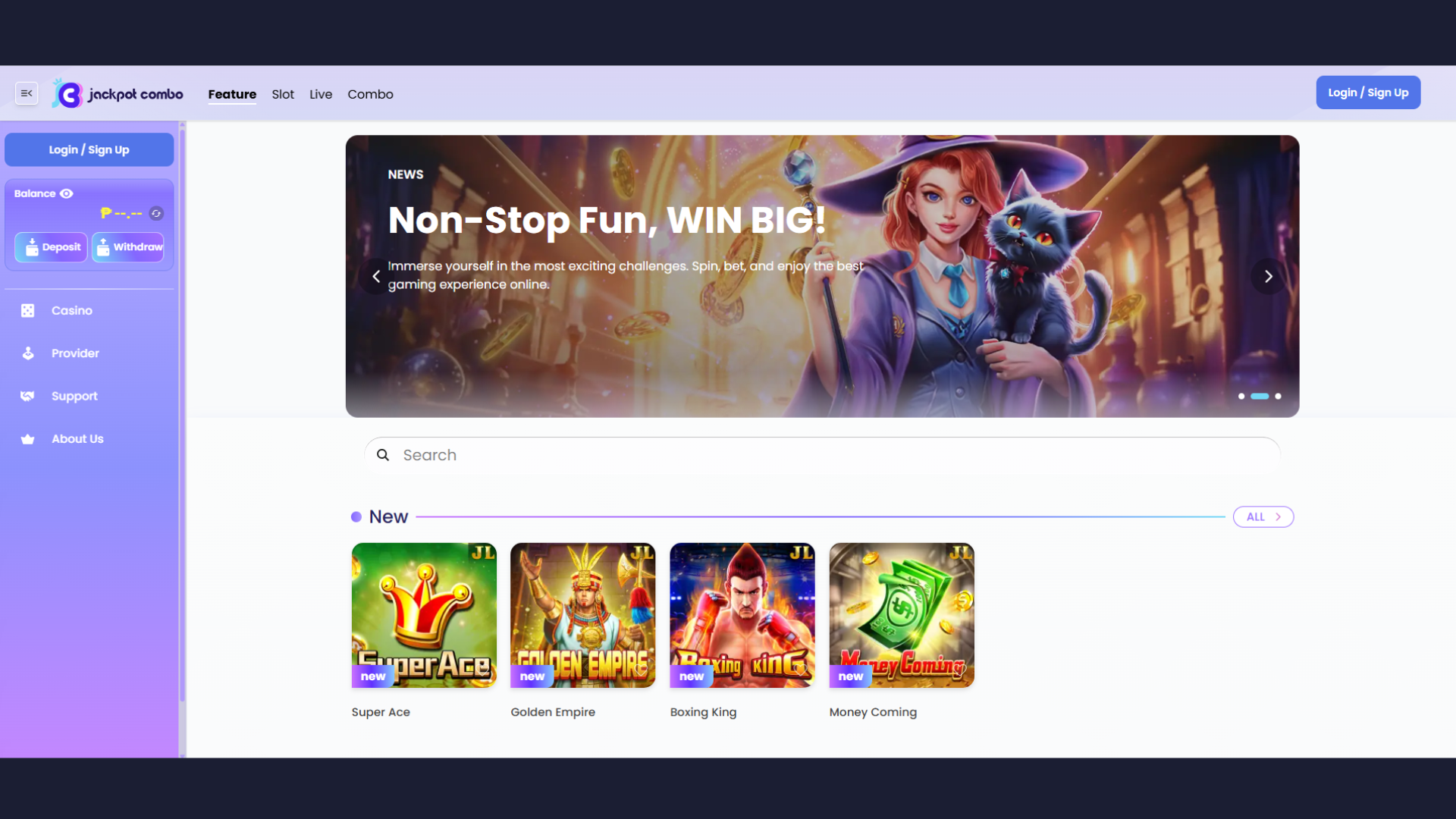 JackpotCombo Poker Online Casino Review & PAGCOR Gaming screenshot 1
