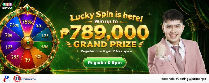 Lucky Spin and Win up to P789,000 grand prize